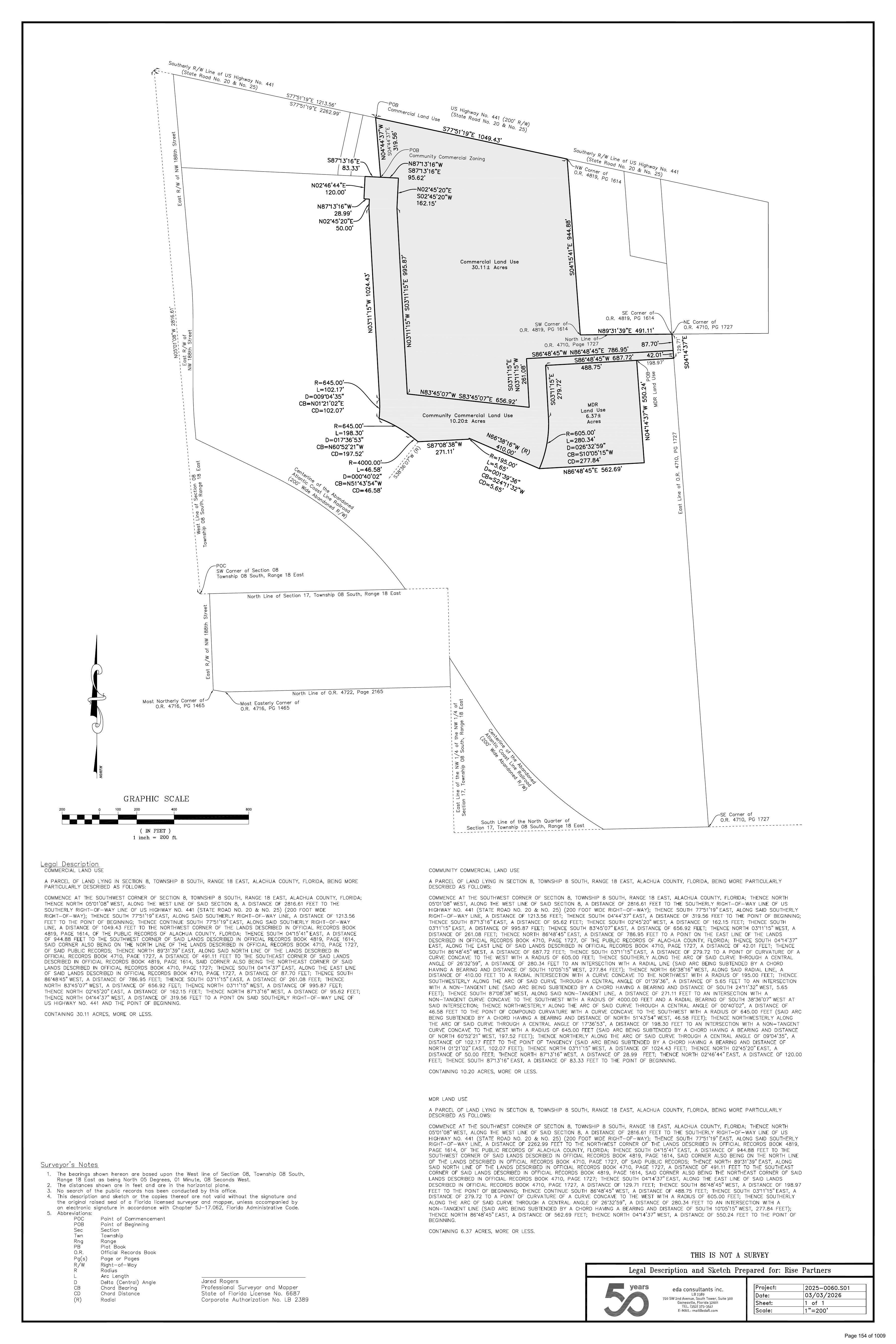 Survey Map, 2026-06-08 --City of Alachua
