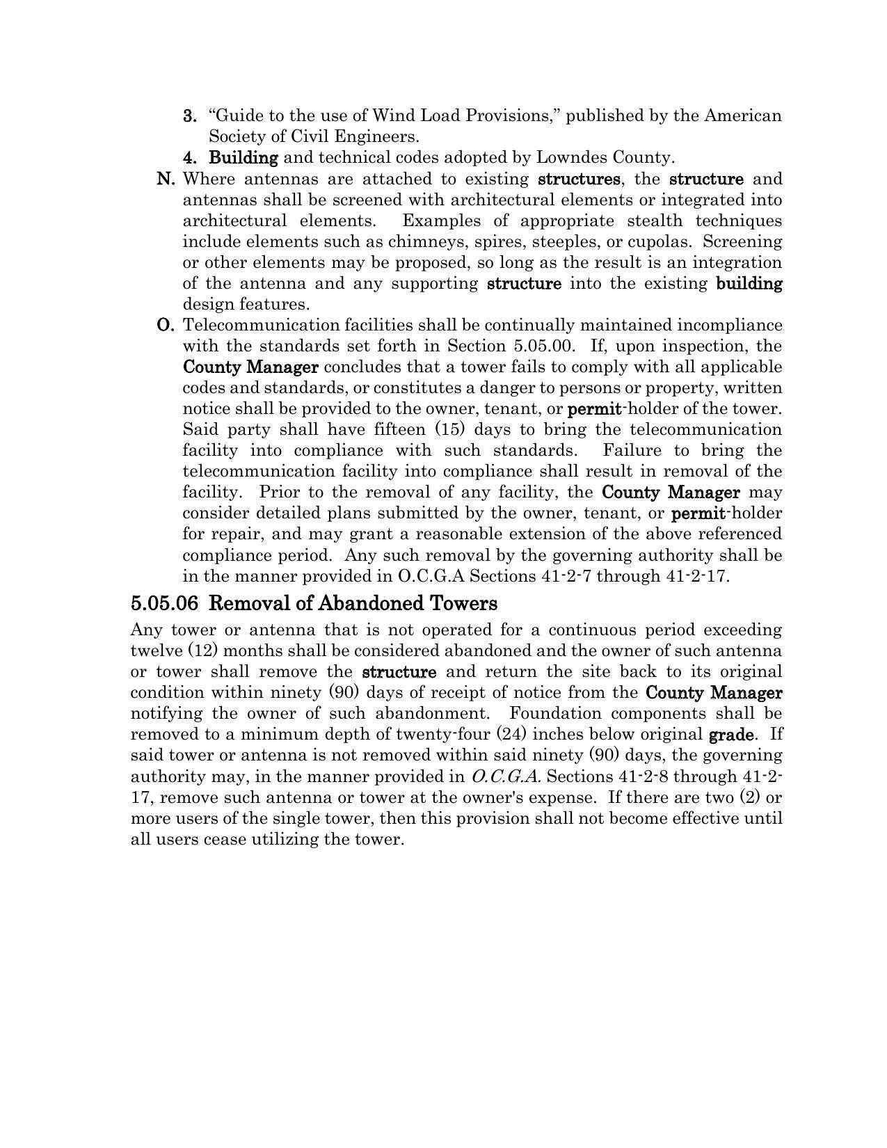 notice shall be provided to the owner, tenant, or permit-holder of the tower.