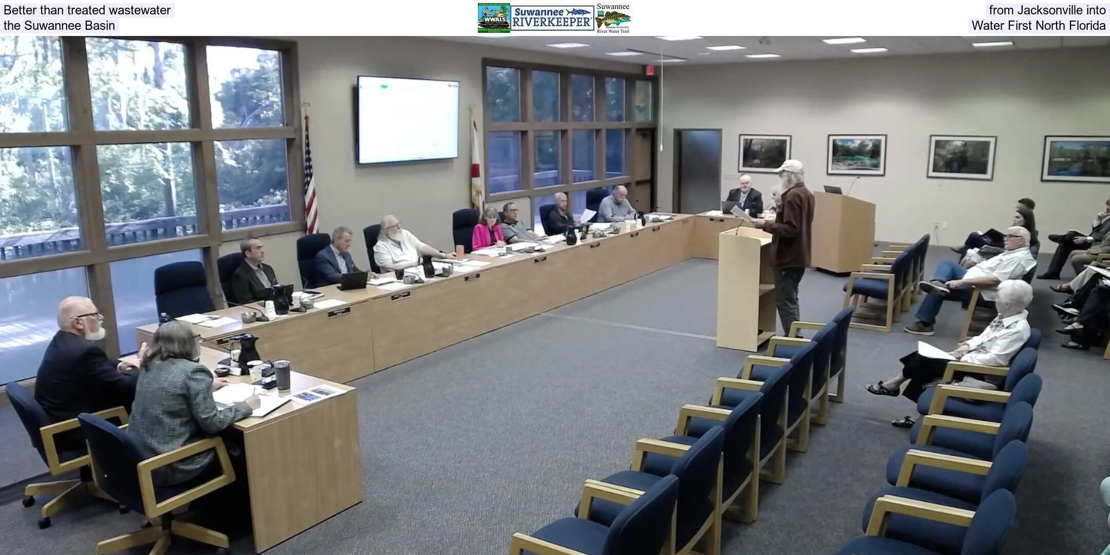 Better than treated wastewater from Jacksonville into the Suwannee Basin, Water First North Florida