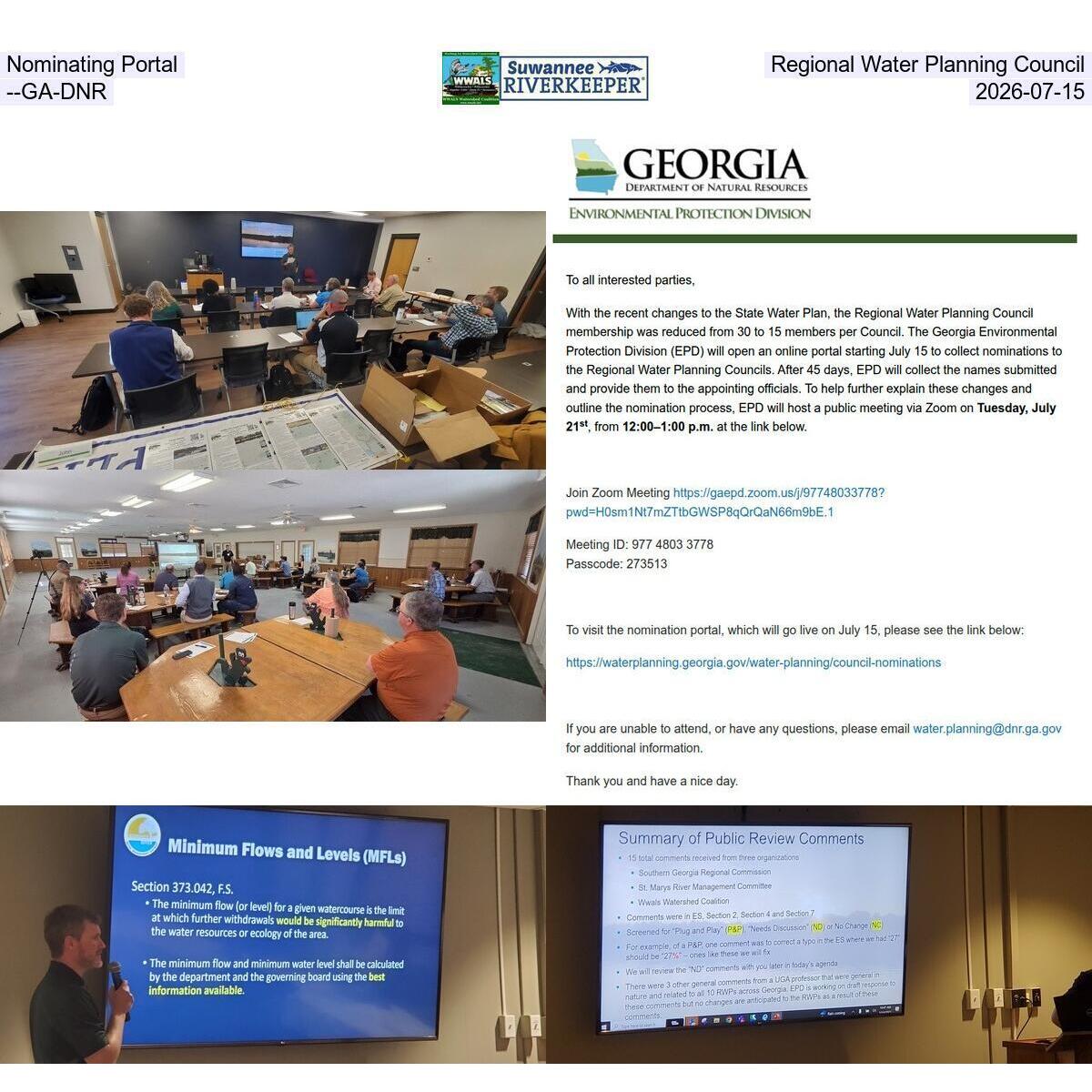 Nominating Portal, Regional Water Planning Council, --GA-DNR, 2026-07-15