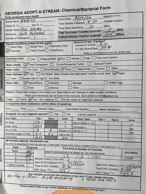 [Data, Poe Springs, Santa Fe River @ CR 340 2026-07-29 --Bob Mills and Kurt Hurzeler for WWALS]