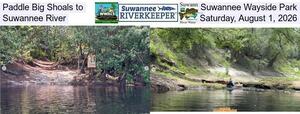 [Paddle Big Shoals to Suwannee Wayside Park, Suwannee River, Saturday, August 1, 2026]