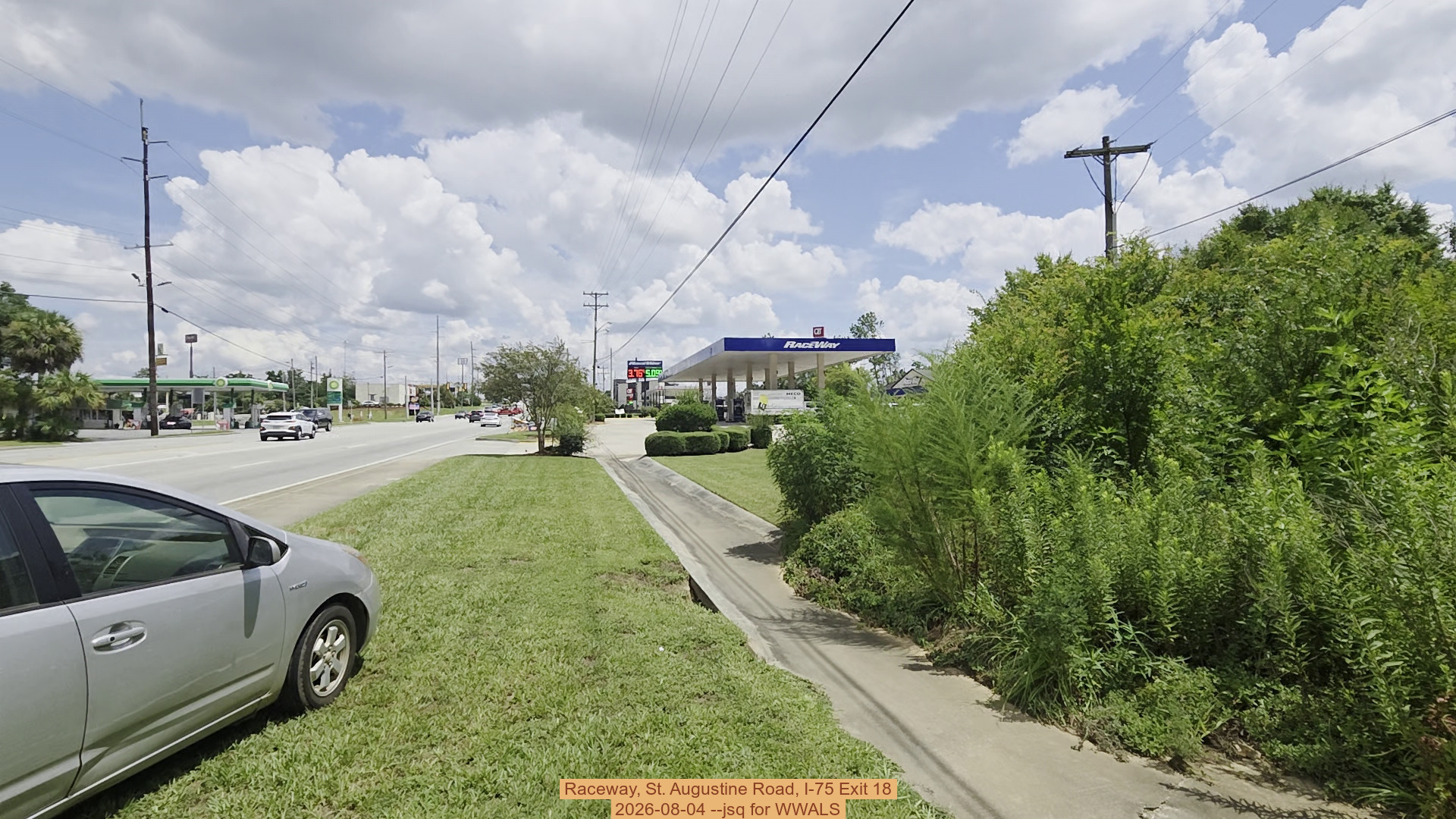 Raceway, St. Augustine Road, I-75 Exit 18 2026-08-04 --jsq for WWALS