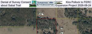 [Denial of Survey Consent, Kira Pollock to FERC, about Sabal Trail Expansion Project 2026-08-24]