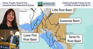 [Farms, Forests, Flows & Fish: Exploring Possible Futures for the Suwannee River Watershed & Estuary, a WWALS Webinar 2026-08-19]