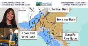 [Farms, Forests, Flows & Fish: Exploring Possible Futures for the Suwannee River Watershed & Estuary, a WWALS Webinar 2026-08-19]