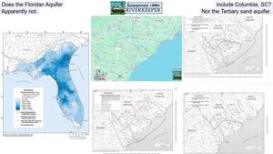 [Does the Floridan Aquifer include Columbia, SC? Apparently not. Nor the Tertiary sand aquifer.]