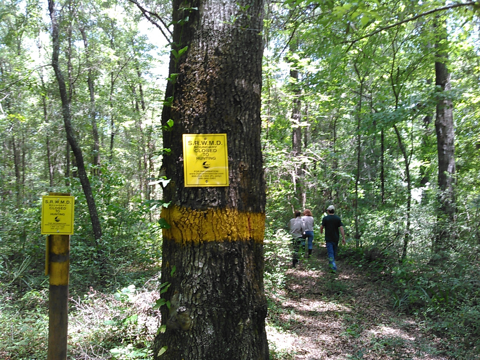 with SRWMD Boundary sign