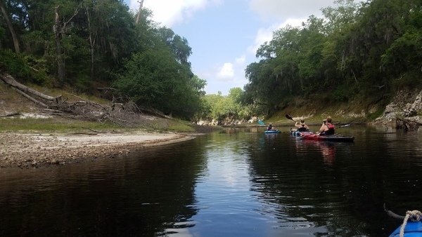 Paddling and picturing, 2017:05:20 11:00:00, 30.3669800, -82.8787700 --jsq for WWALS