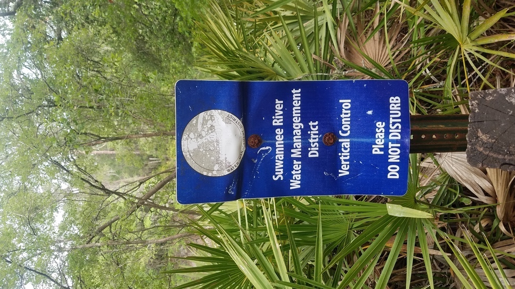 SRWMD Vertical Control, 2017:05:20 10:13:33, 30.3619171, -82.8686340 --jsq for WWALS