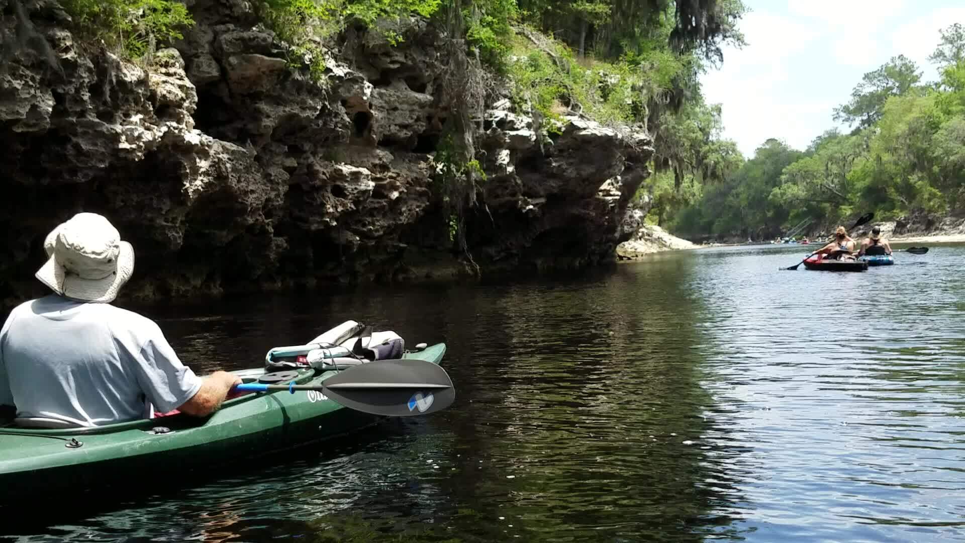 Movie: Dan Coleman by the caves, 2017:05:20 12:48:03, 30.3820000, -82.8907000 --jsq for WWALS