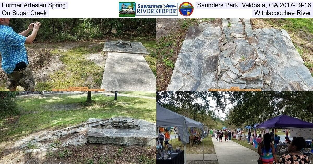 [Former Artesian Spring, Saunders Park, Valdosta, GA 2017-09-16, On Sugar Creek, Withlacoochee River]