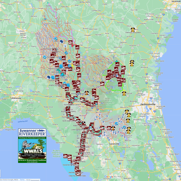 [The 10,000-square-mile Suwannee River Basin and Estuary in Georgia and Florida --Suwannee Riverkeeper of WWALS]