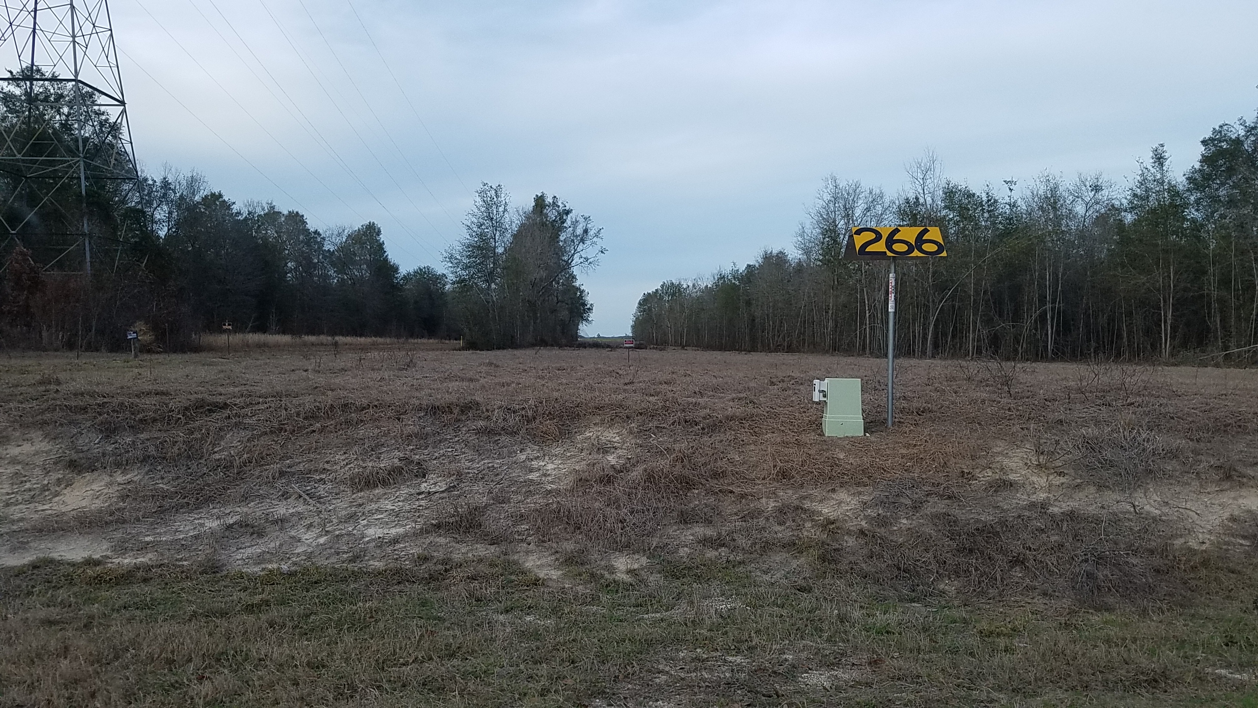 N. on Sabal Trail fracked methane pipeline, SW CR 143, 17:27:27, 30.4208426, -83.1805095