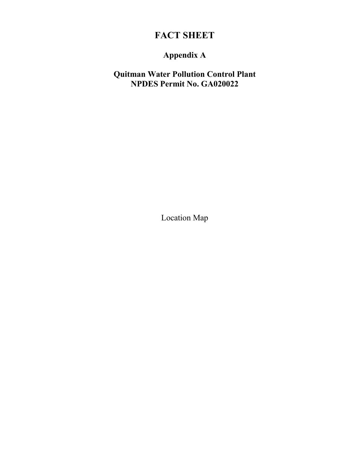 Appendix A: Location Map