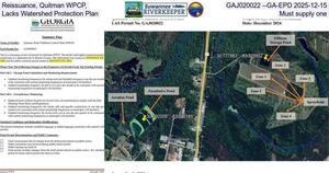 [Reissuance, Quitman WPCP, GAJ020022 --GA-EPD 2025-12-15, Lacks Watershed Protection Plan, Must supply one]