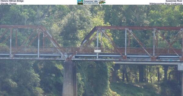 Historic Hillman Bridge, Suwannee River, Ellaville, Florida, Withlacoochee River Confluence