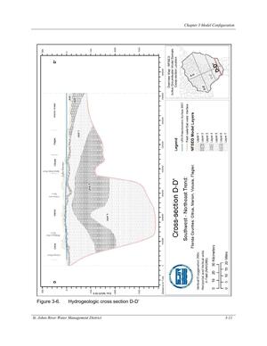 [Figure 3-6. Hydrogeologic cross section D-D’]