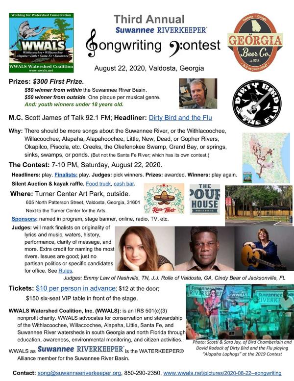 [Suwannee Riverkeeper Songwriting Contest 2020]