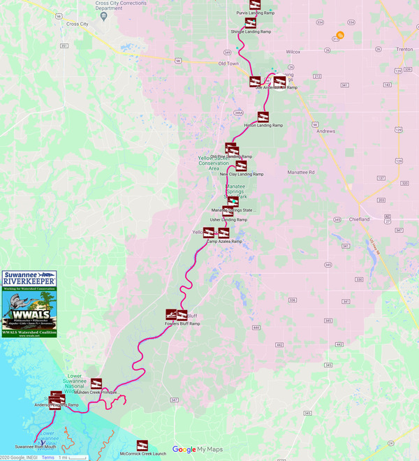 [Joe Anderson and Fowlers Bluff Ramps, Suwannee River]