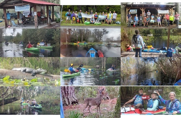 [banners, river, gator, canopy, island, deer]