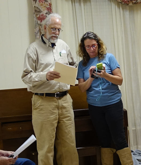 Photo: Jim Tatum, Suwannee Riverkeeper John S. Quarterman and OSFR Founder Merillee Malwitz-Jipson