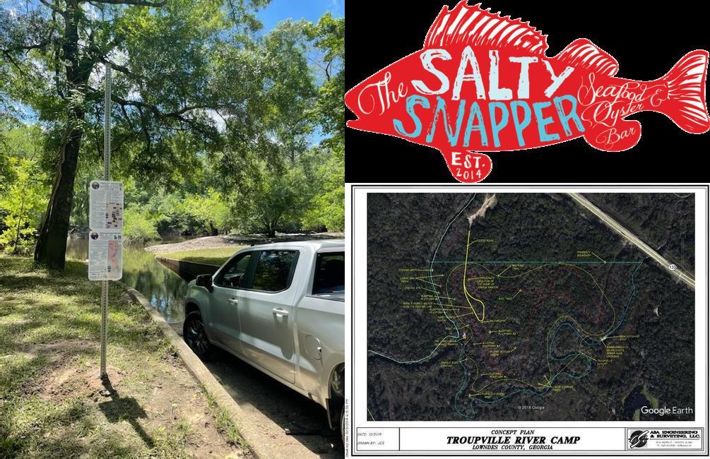 [Troupville Boat Ramp, Salty Snapper, Troupville River Camp]