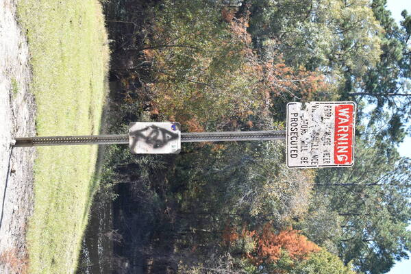 [Nankin Boat Ramp Sign (rotated), Withlacoochee River @ Clyattville-Nankin Road 2021-11-20]