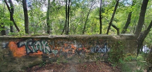 [Old Belleville Bridge abutment, 12:16:02, 30.5956539, -83.2598523]