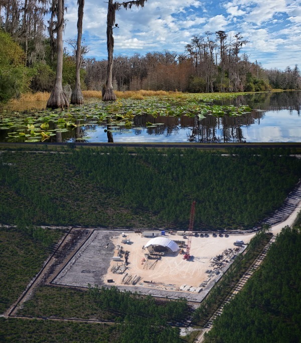 [Okefenokee Swamp and mine site]