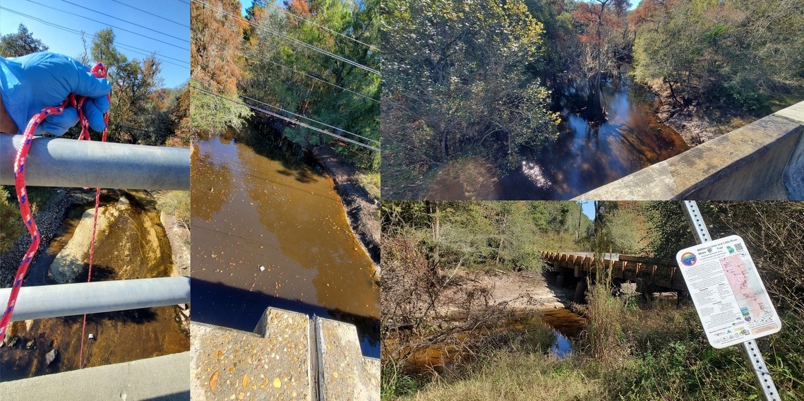 [Four Withlacoochee River bridges]