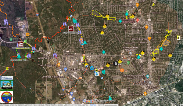 [Two-acre tract, One Mile Branch, Sugar Creek, Withlacoochee River]