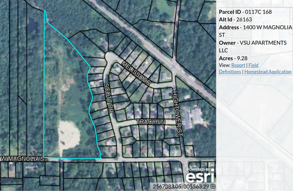 [1400 W Magnolia Street: VSU Apartments LLC --Lowndes County Tax Assessors]