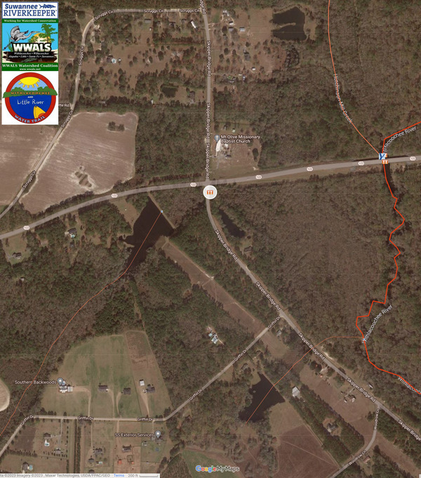 [Map: GA 122 @ Skipper Bridge Road in WLRWT]