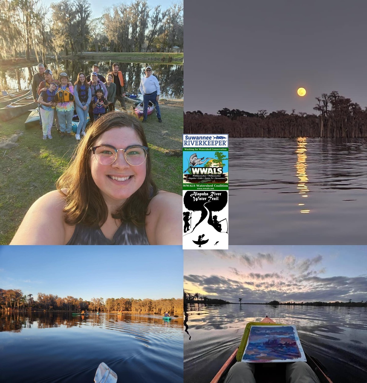 [Sunset, Moonrise, happy boaters @ Banks Lake 2023-02-05]