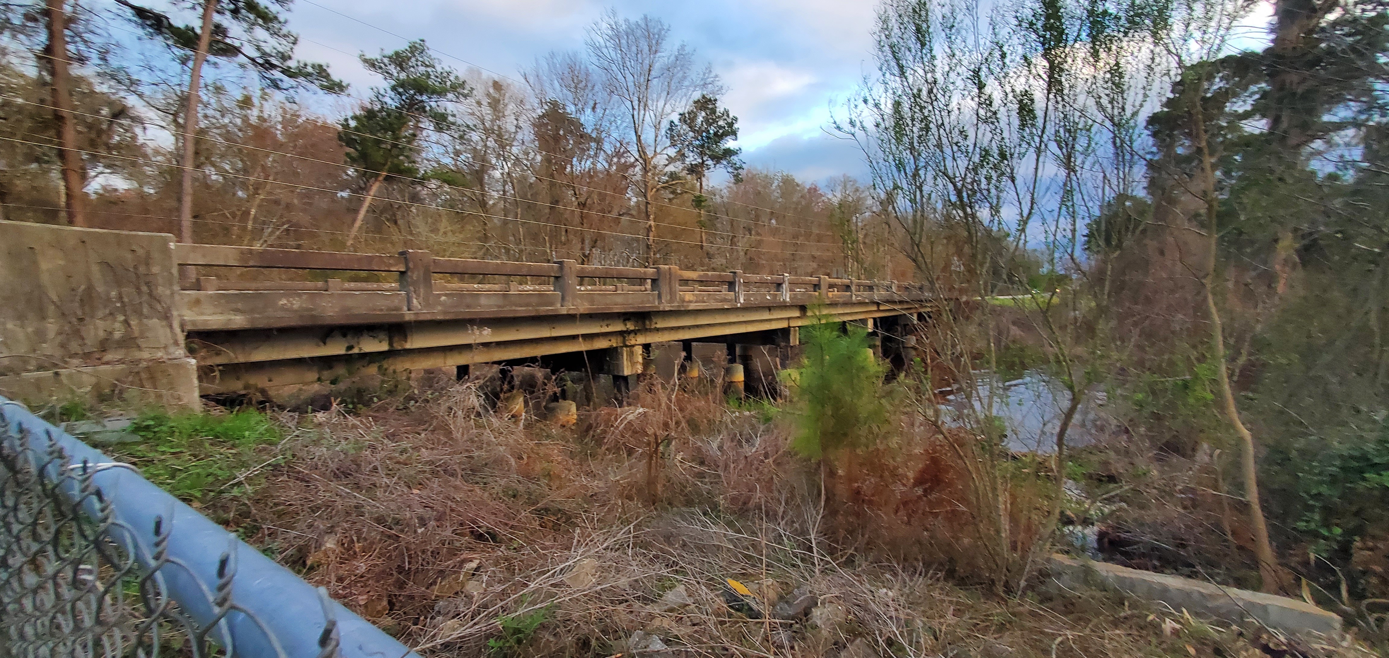 Context, Cherry Creek Road Bridge, 2023:02:12 17:54:41, 30.9096112, -83.2913672