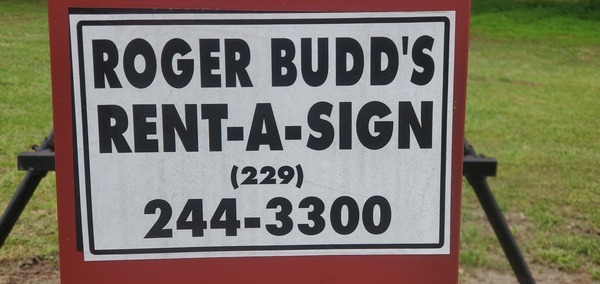 [Roger Budd's Rent-A-Sign, Two Mile Branch, 2023-03-29, 15:54:37, 30.8673209, -83.2864960]