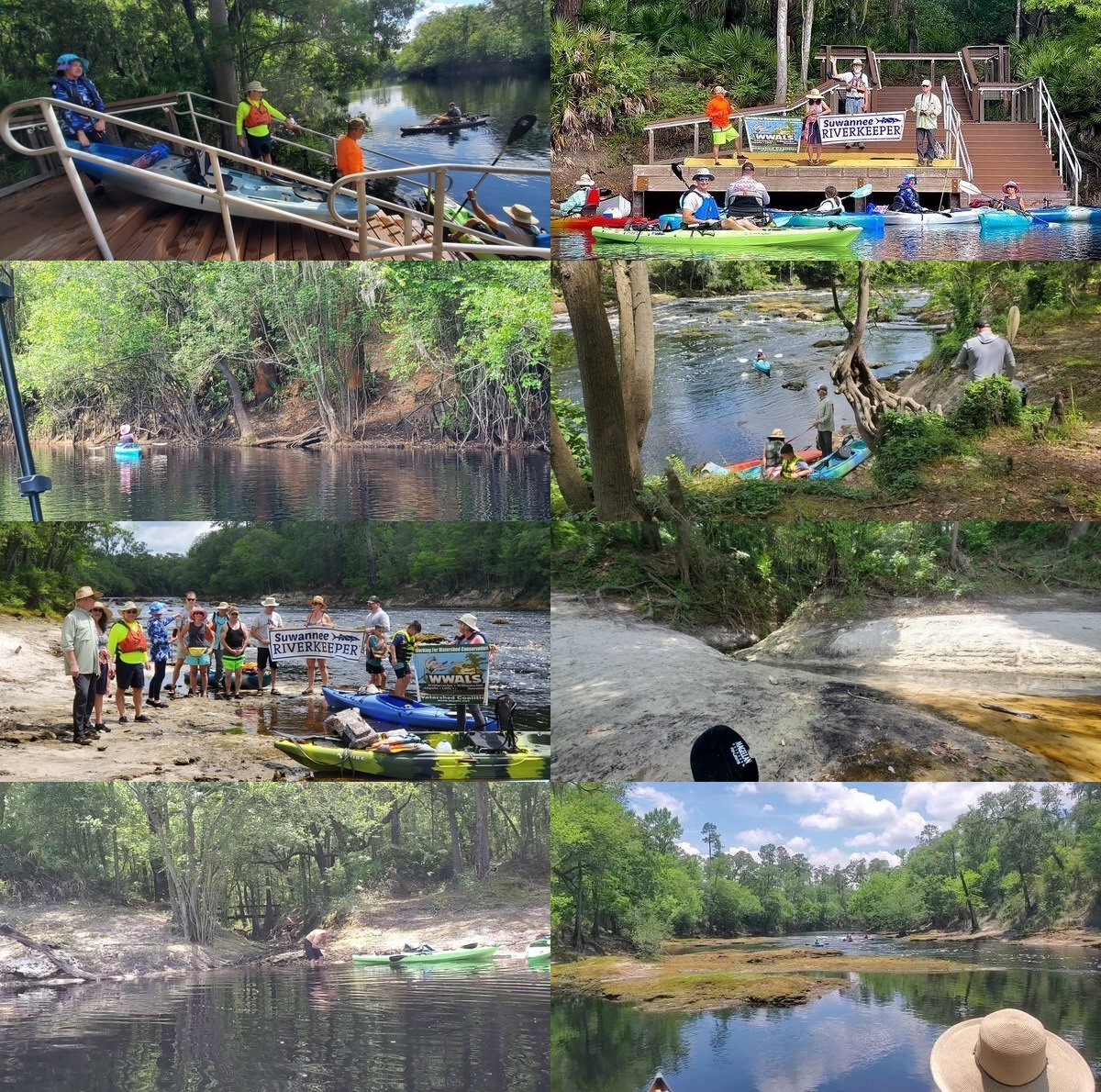 [Launch, Big Shoals, Little Shoals, Falling Creek, Wayside Park, Suwannee River 2023-05-20]