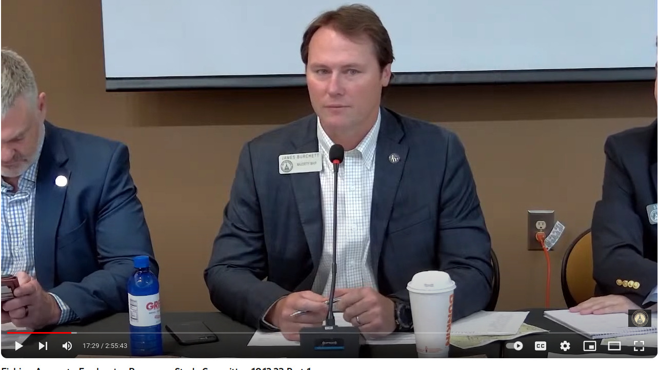 Committee Chair Rep. James Burchett