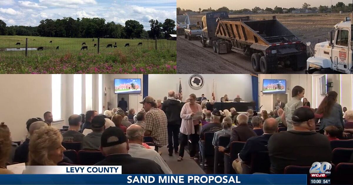 Levy County Commission failed to decide if sand mine trucks could head for cows