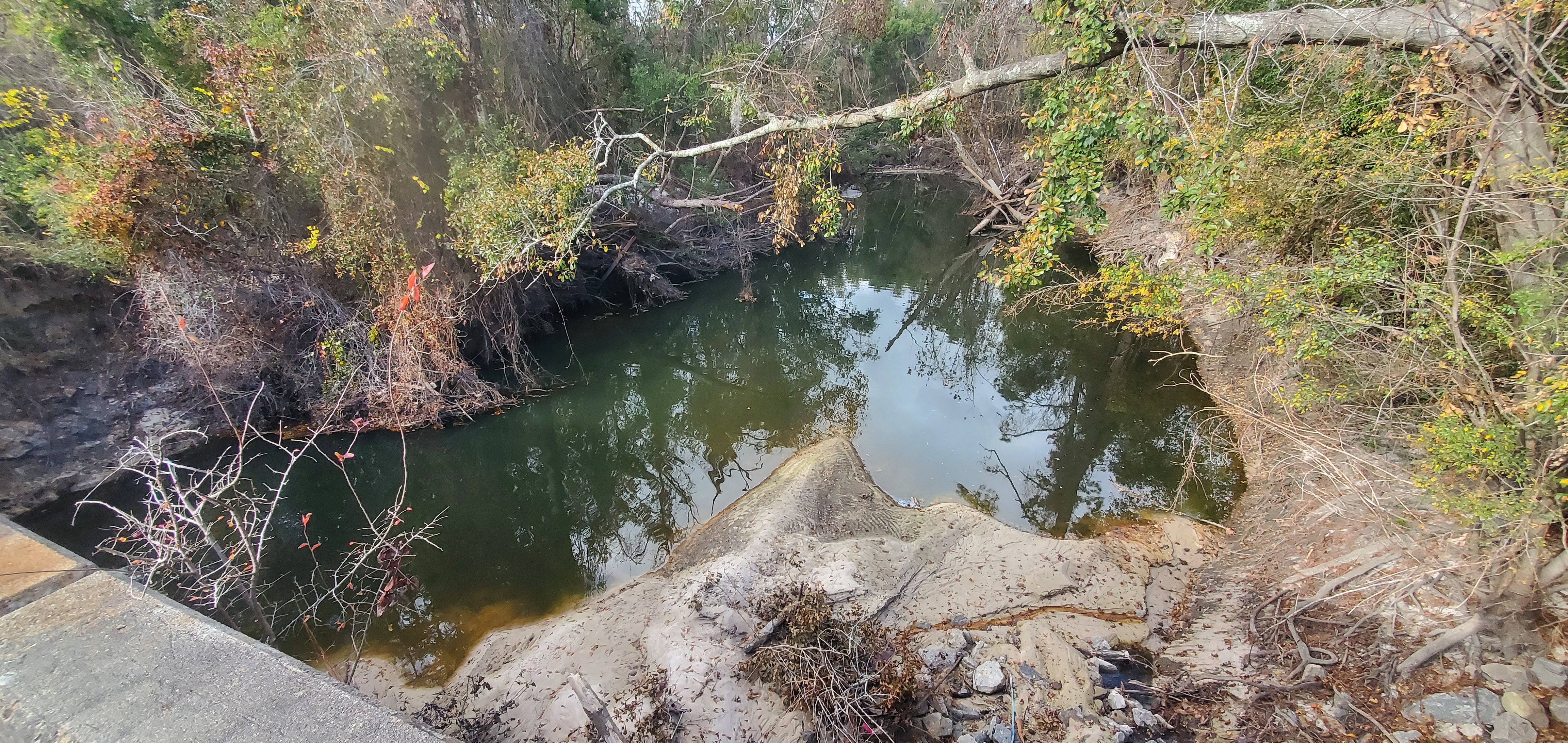 Downstream, Gornto Road, Sugar Creek, 14:36:25, 30.8597363, -83.3174766