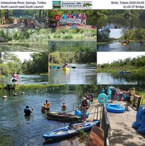 [Ichetucknee River, Springs, Turtles, Birds, Tubers 2025-04-05, North Launch past South Launch, to US 27 Bridge]