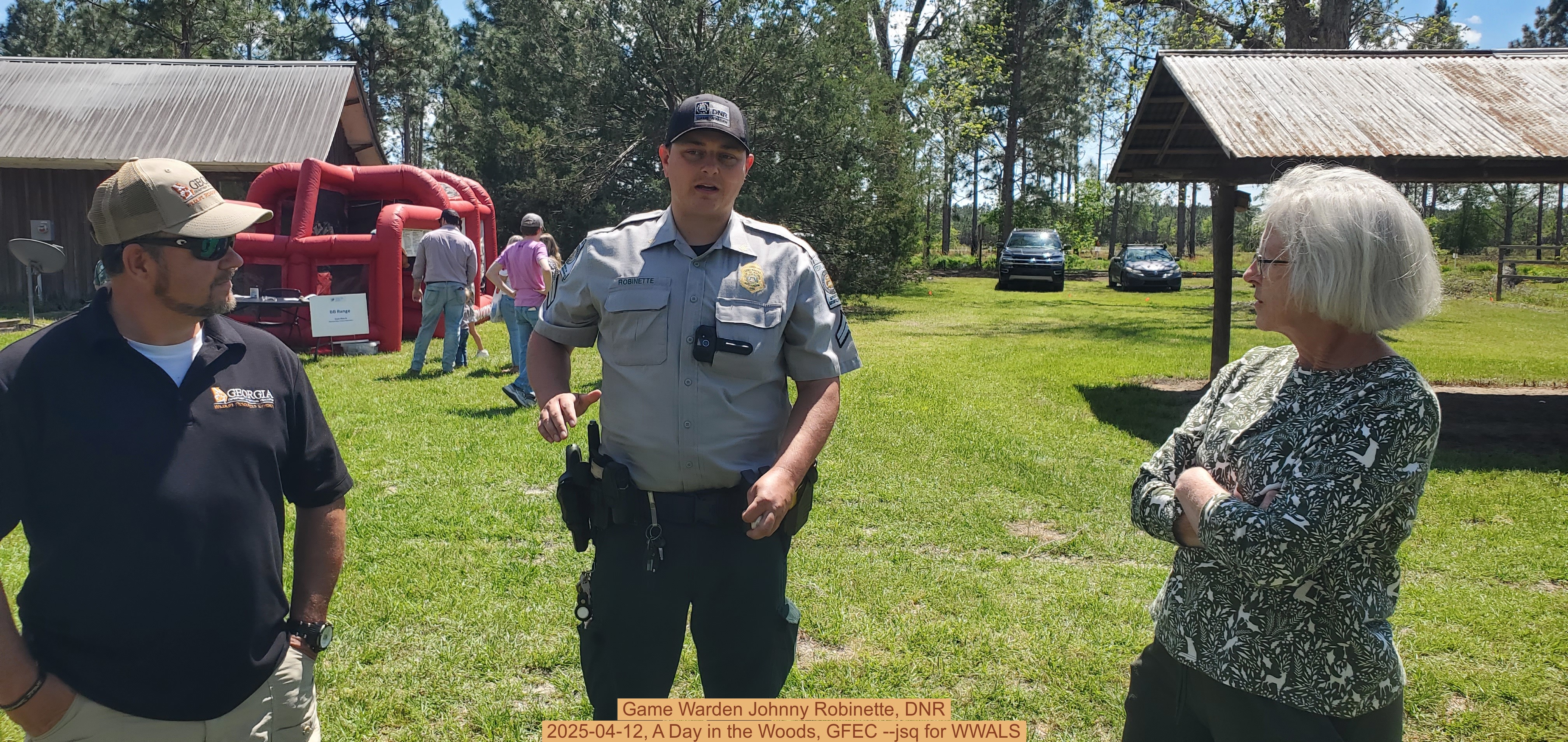 Game Warden Johnny Robinette, DNR, 2025-04-12, A Day in the Woods, GFEC --jsq for WWALS