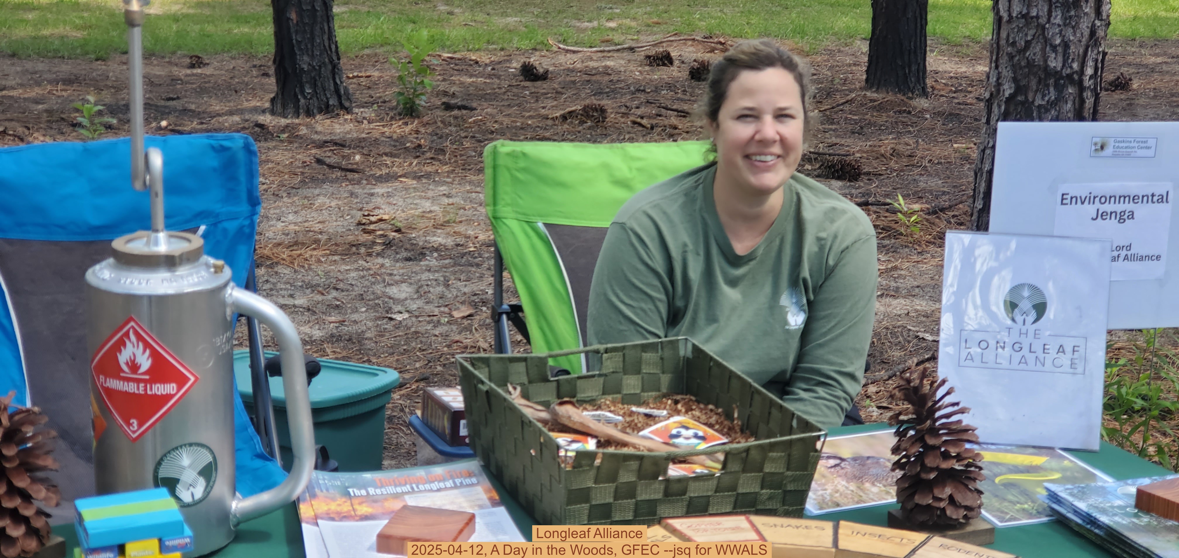 Longleaf Alliance, 2025-04-12, A Day in the Woods, GFEC --jsq for WWALS