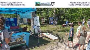 [Pictures: A Day in the Woods, Alapaha River 2025-04-12, Gaskins Forest Education Center, Thanks, WWALS volunteers]