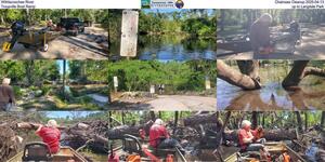 [Withlacoochee River Chainsaw Cleanup 2025-04-13, Troupville Boat Ramp up to Langdale Park]