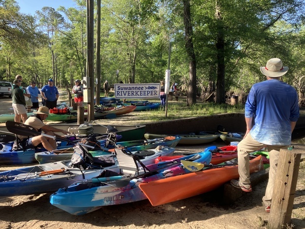 Suwannee Riverkeeper banner --Gretchen Quarterman