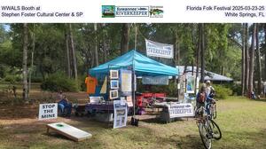 [WWALS Booth at Florida Folk Festival 2025-03-23-25, Stephen Foster Cultural Center & SP, White Springs, FL]