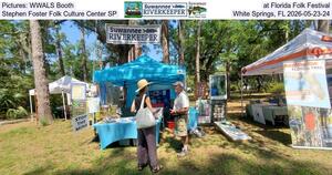 [Pictures: WWALS Booth at Florida Folk Festival, Stephen Foster Folk Culture Center SP, White Springs, FL 2026-05-23-24]