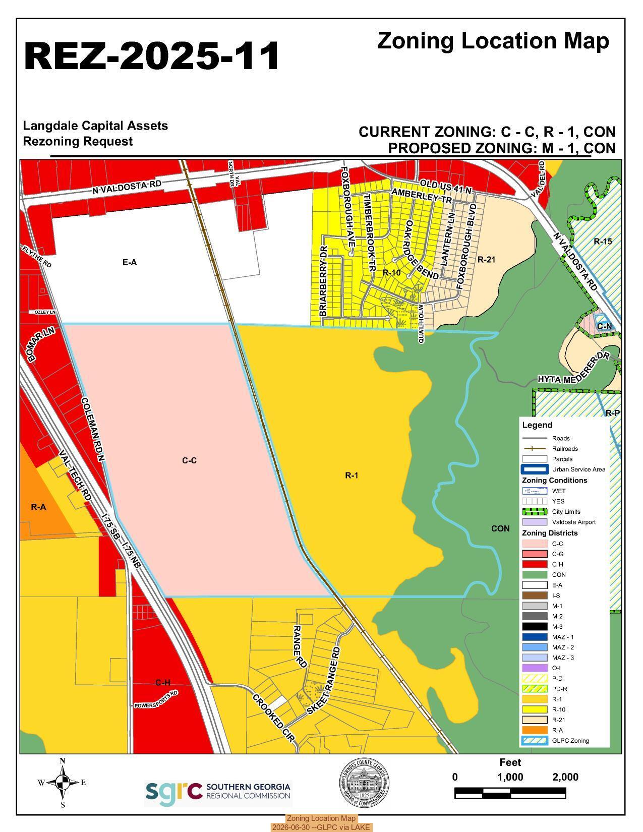Zoning Location Map, 2026-06-30 --GLPC via LAKE